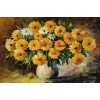 Yellow & White Flowers DIY Painting