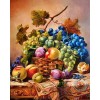 Fruits Spilling Down of Basket Diamond Painting