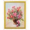 Fresh Pink Flowers Pot DIY Painting