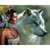 Wolf Queen Diamond Painting