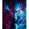 Wolf in Galaxy - Diamond Painting Kit