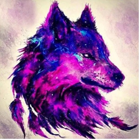 Wolf Art - Paint by Diamonds
