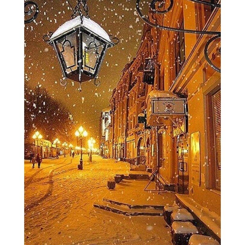 Winter Night Street ...