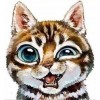 Winking Cat - Diamond Painting Kit