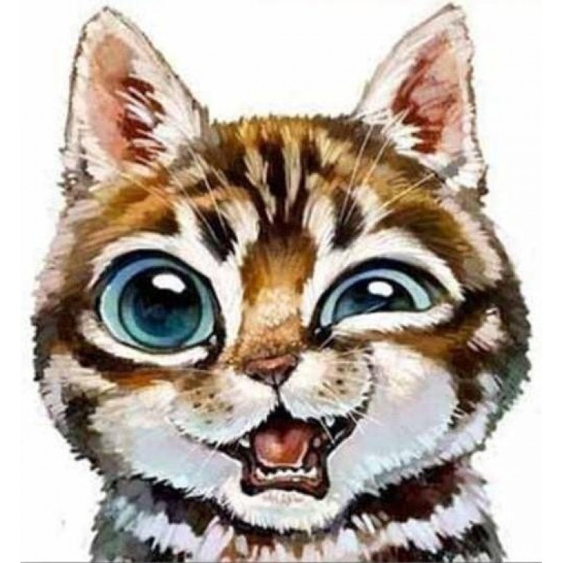 Winking Cat - Diamon...