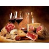 Wine, Beef & Bread Painting