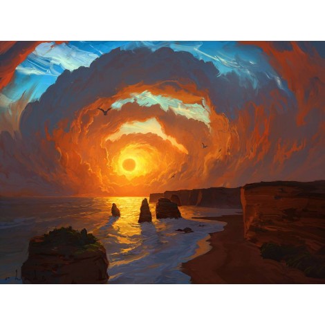 Rhads Beach Art - DIY Diamond Painting Kit