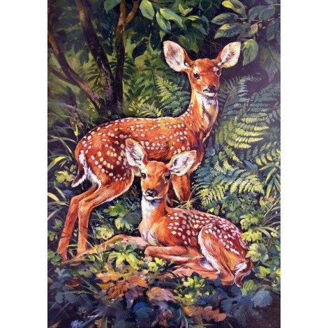 Deer Pair Diamond Painting Kit