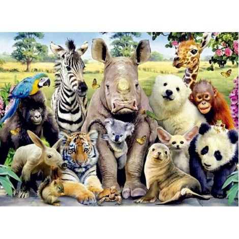 Wild Animals - Paint with Diamonds