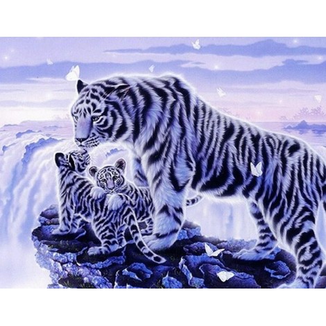 White Tigers DIY Painting Kit
