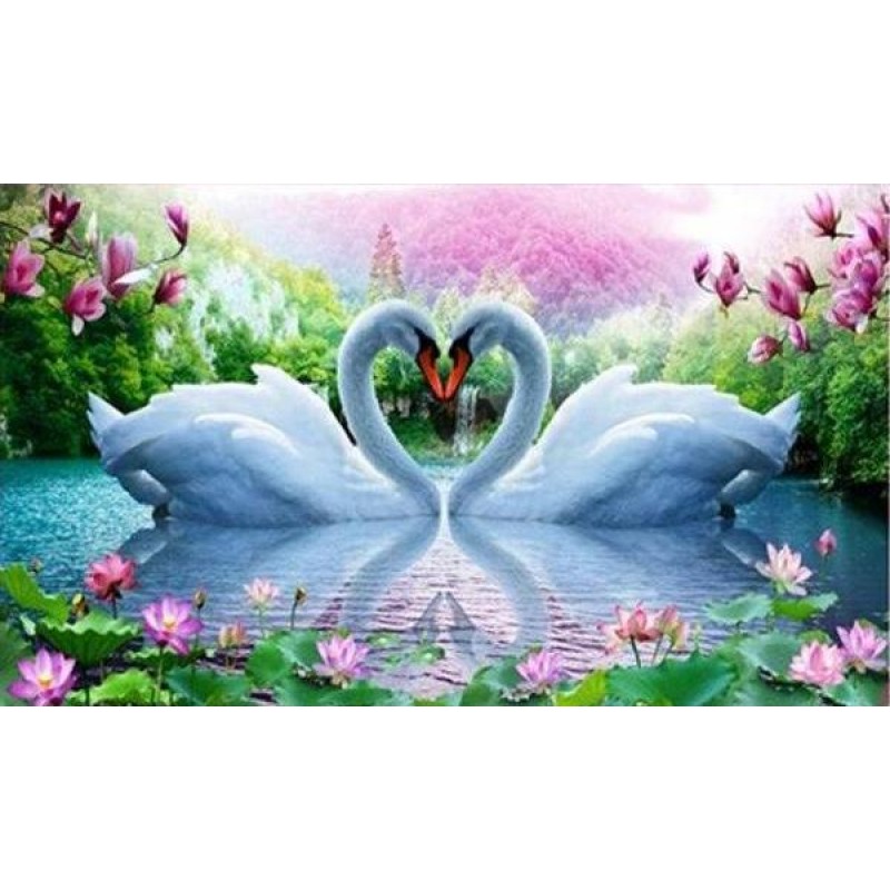 White Swans Love DIY...