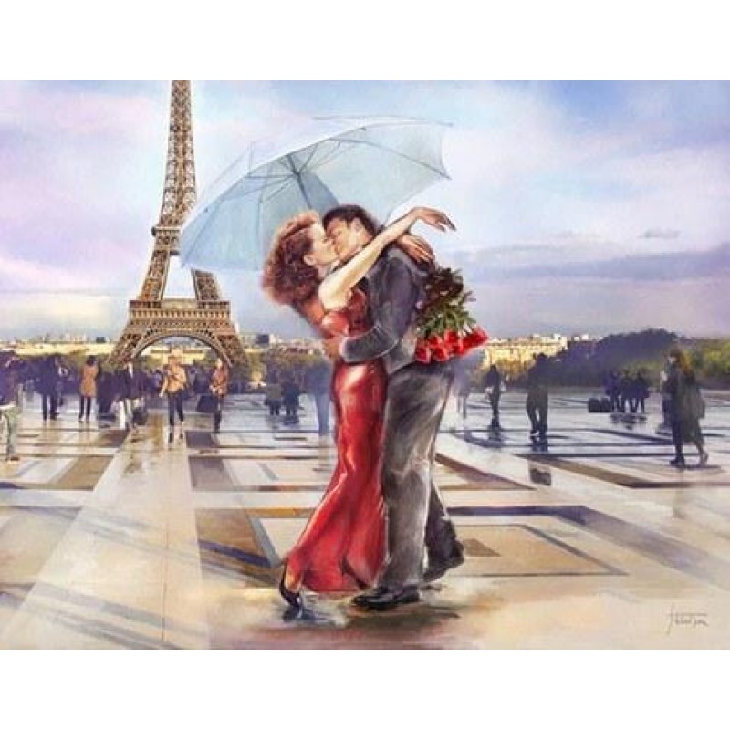 Loving Couple near E...