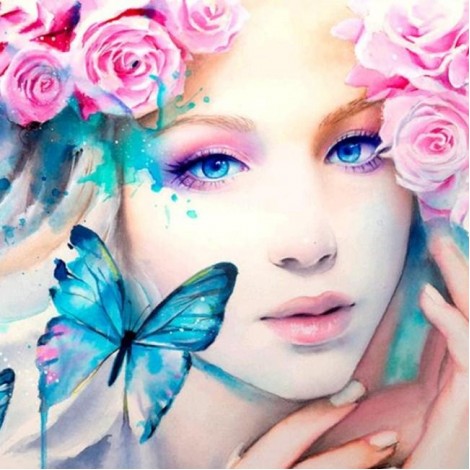 White Beauty - Paint by Diamonds