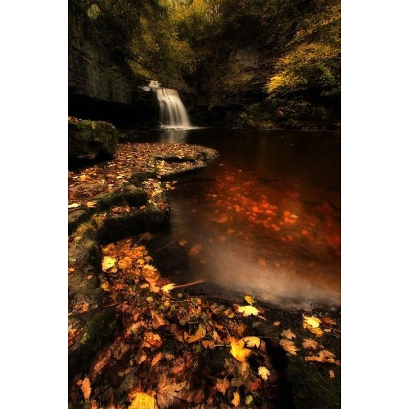 Waterfall in an Autu...