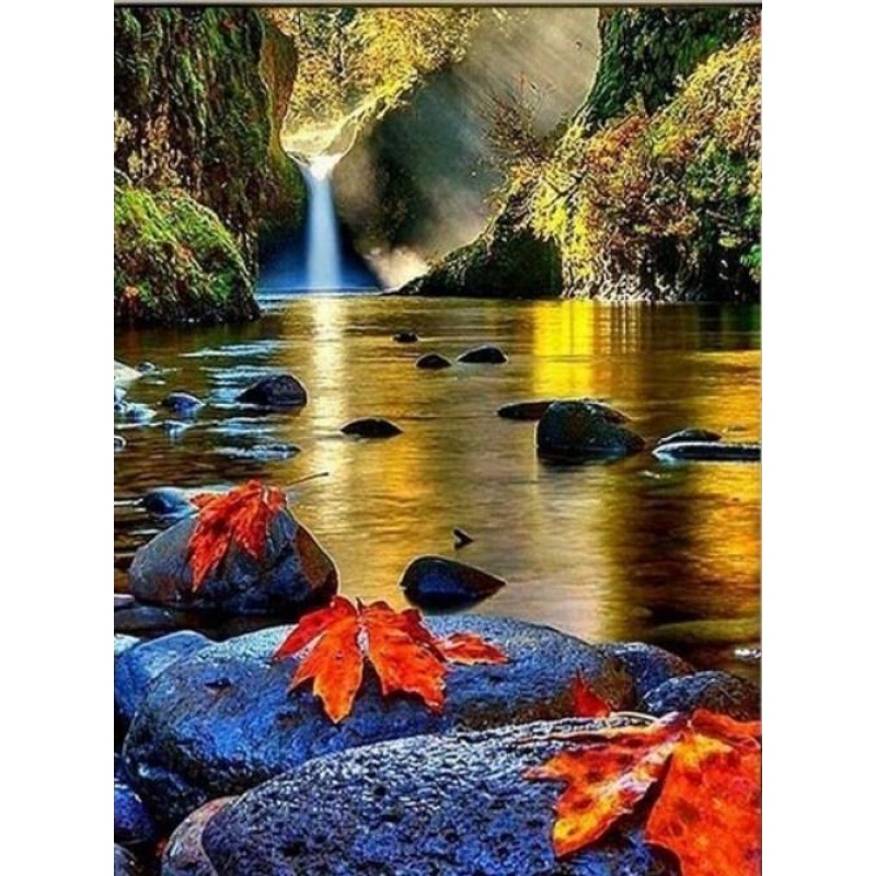 Waterfall & Mapl...