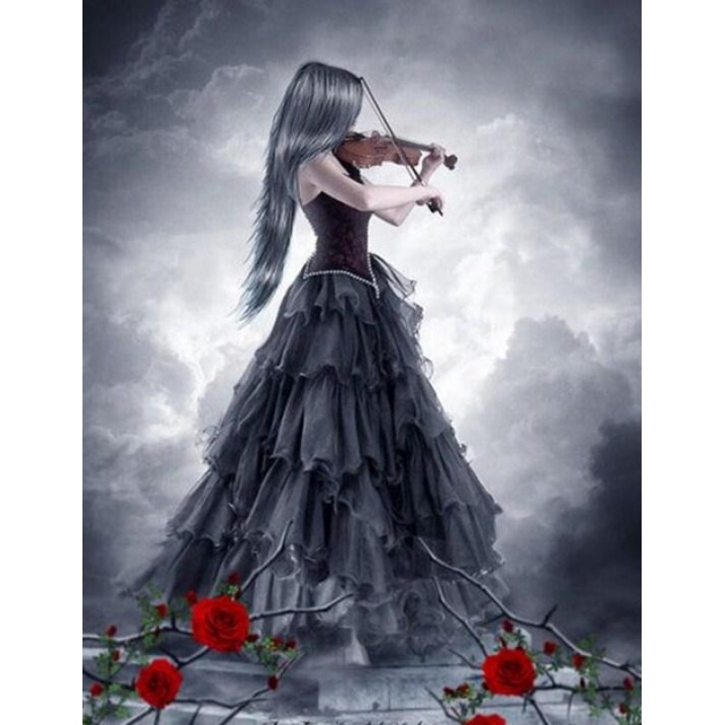 violinist Girl - Pai...