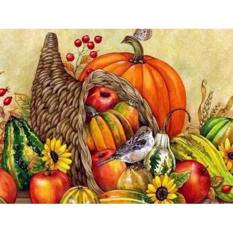 Vintage Thanksgiving - Paint by Diamonds