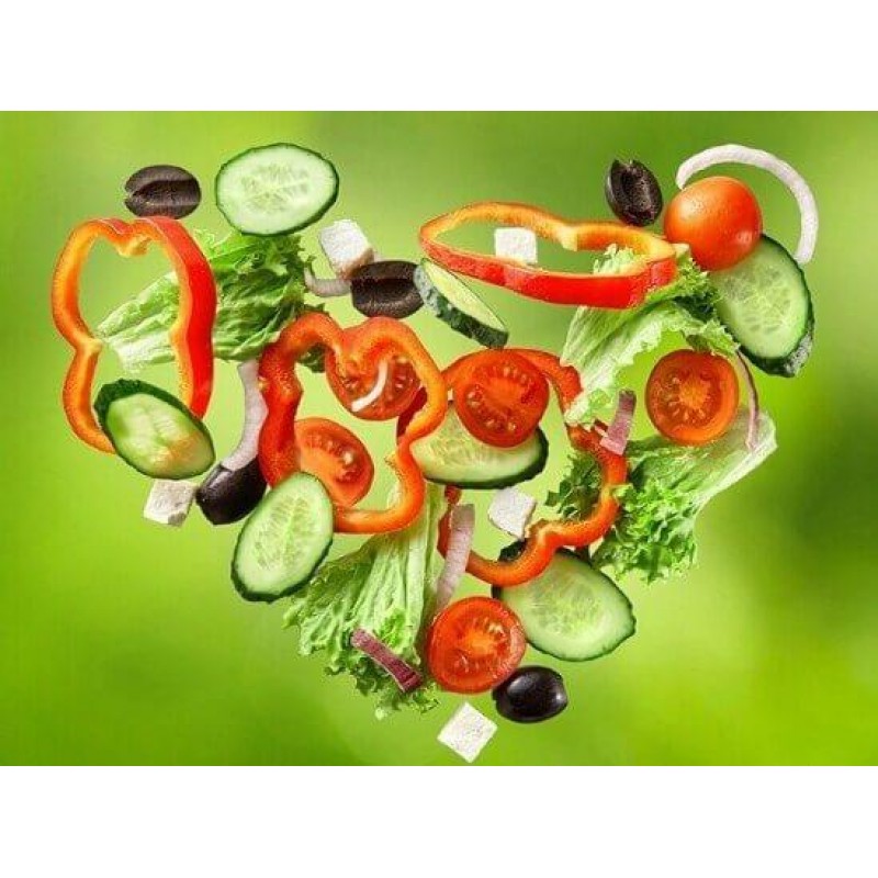 Vegetables Heart Pai...