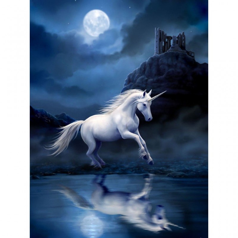 Unicorn & Full Moon ...