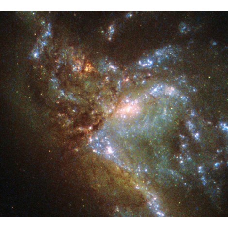 Two Galaxies Merging