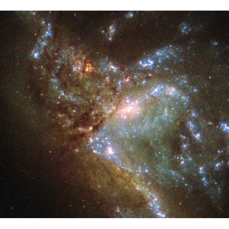 Two Galaxies Merging