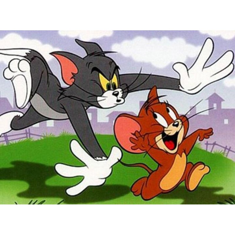 Tom Chasing the Jerr...