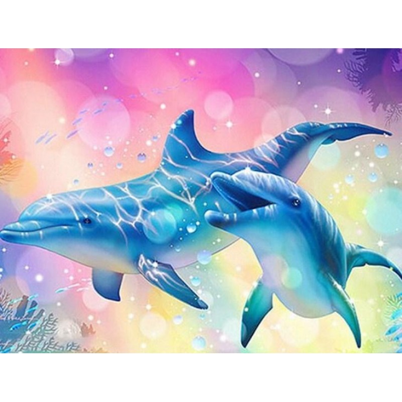Happy Dolphins Pair