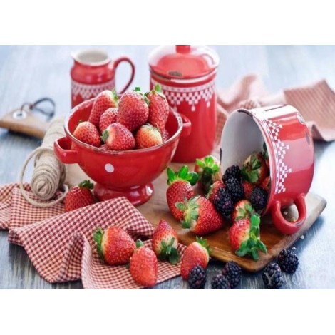 Strawberries & Blue Berries