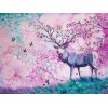 Reindeer with Floral Horns
