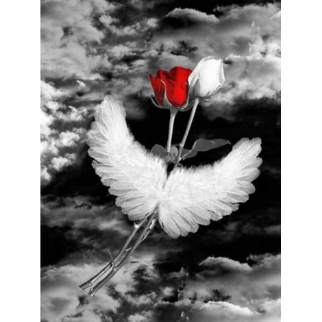 Roses & Angel Wings