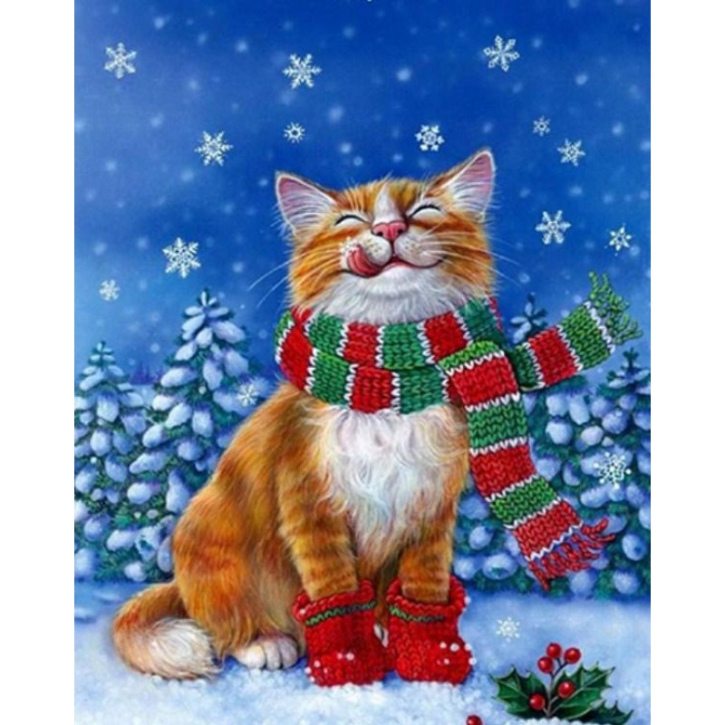 Sweet Cat on Christm...
