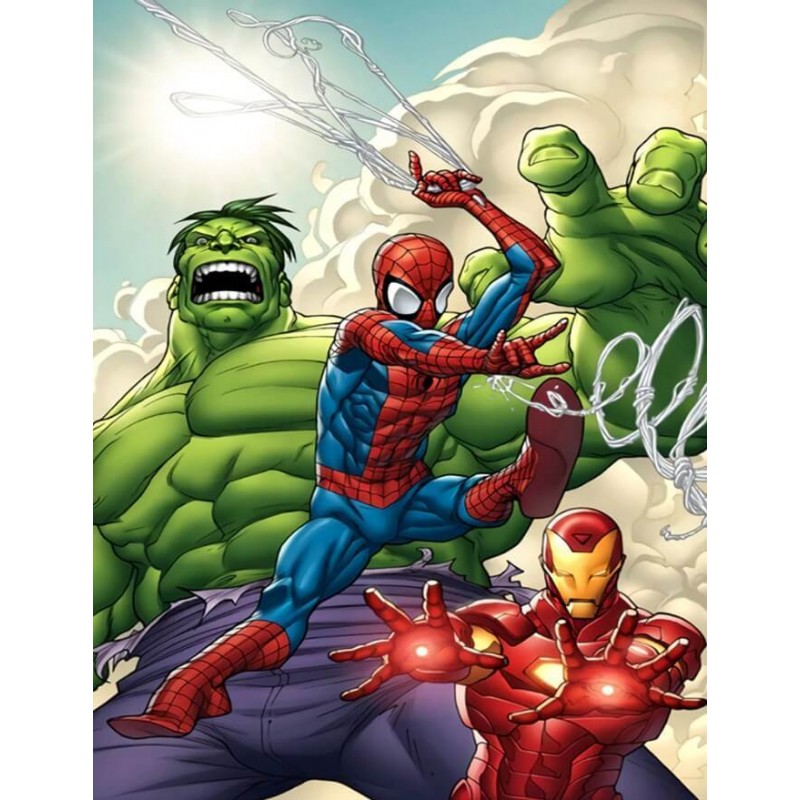 Super Heros DIY Pain...