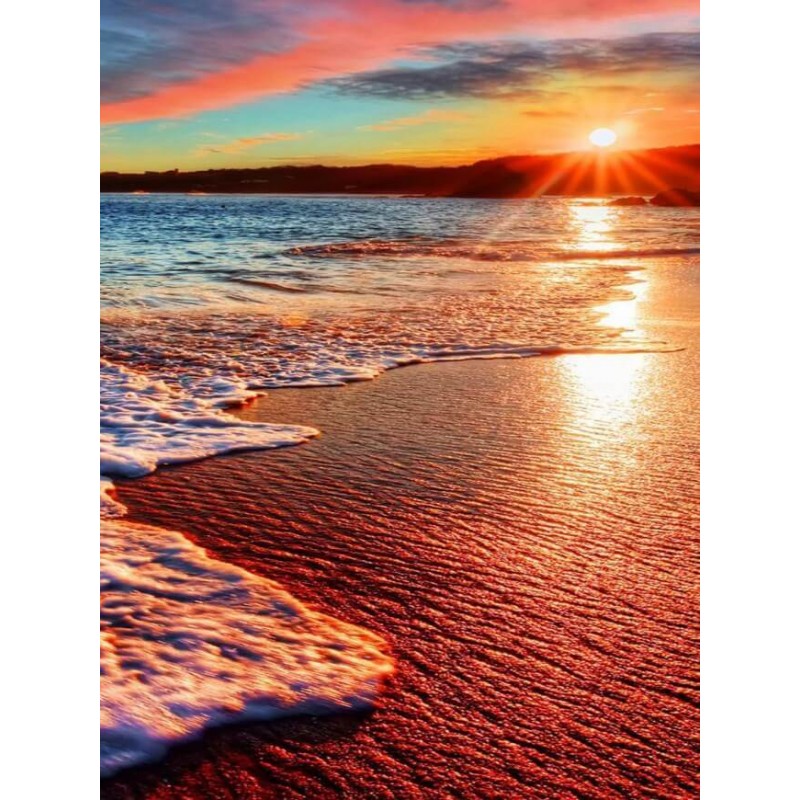 Sunset on the Beach ...