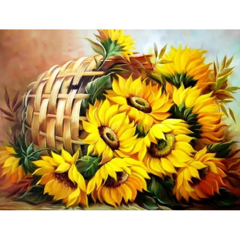 Sunflowers Basket - ...
