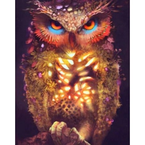 Owl's Magic Diamond Painting