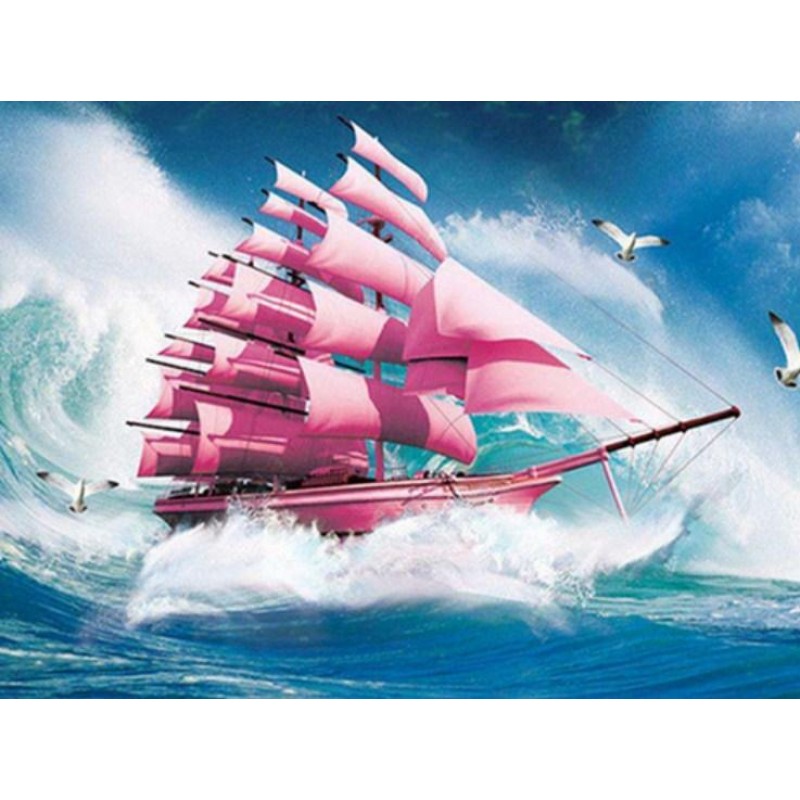 Pink Ship - Paint by...