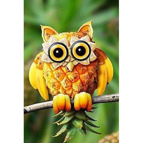 Fruit Carvings of Owl