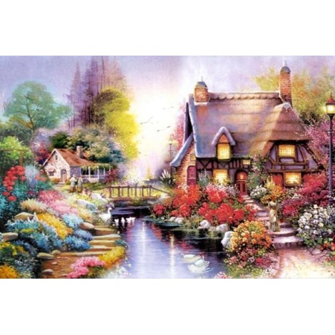 Stunning Landscapes & Houses DIY Paintings