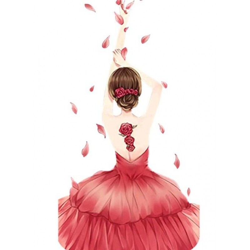 Rose Girl - Paint by...