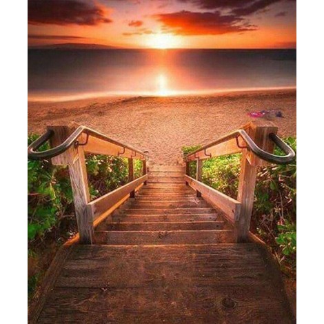 Stairway to Sunset Beach