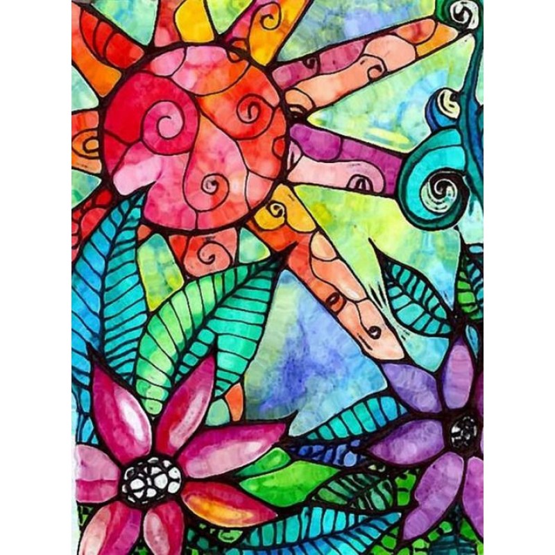 Stained Glass Flower...