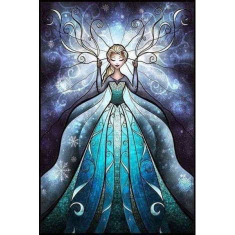 Stain Glass Art - Princess DIY Diamond Painting