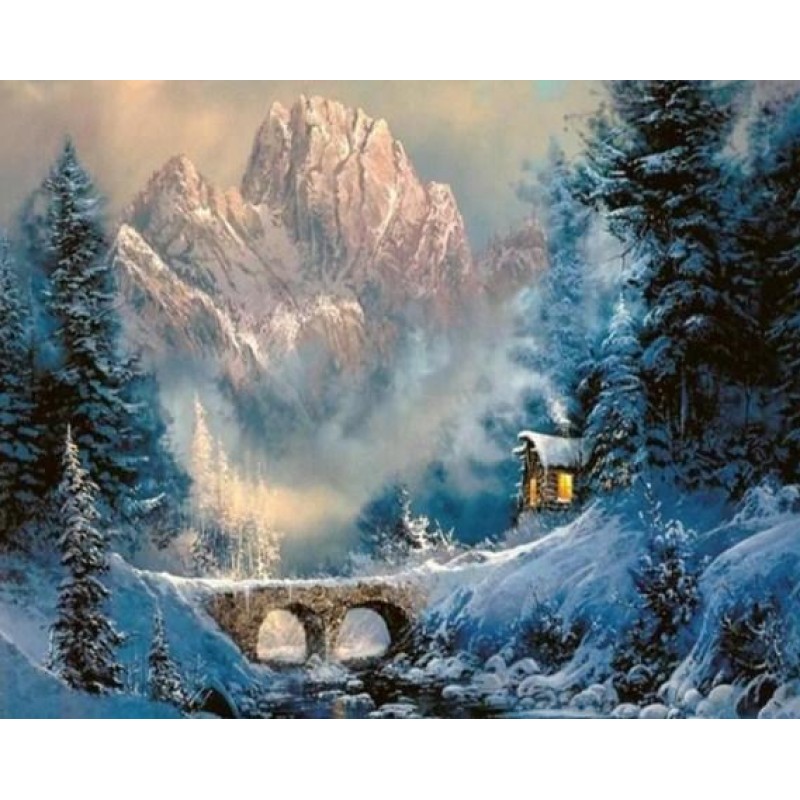 Snowy Landscape - Di...