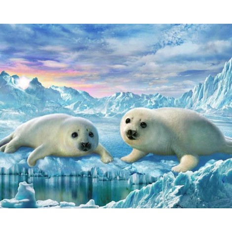 Seals Pair - Paint by Diamonds