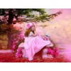 Little Girl in Pink Dress