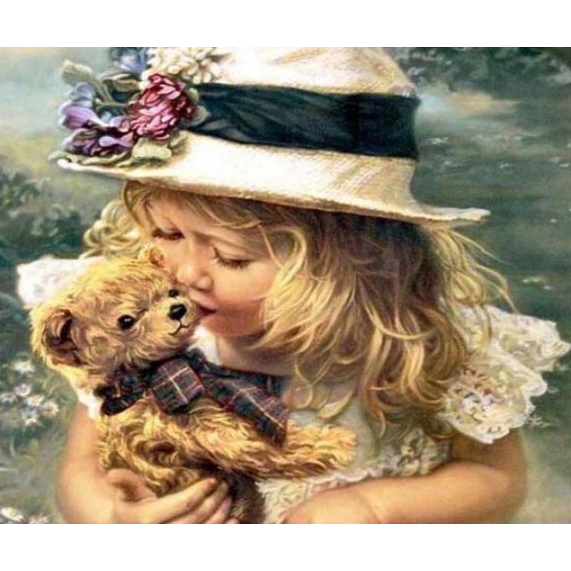 Little Girl with Ted...