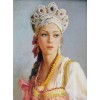 Russian Woman Diamond Painting Kit