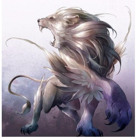 Fantasy White Lion Art Kit
