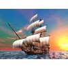 Ship in the Ocean Full Drill Painting
