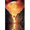 Setting Sun & Air Balloon